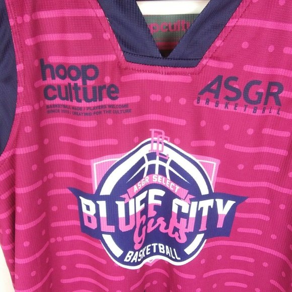 Hoop Culture Bluff City Girls Basketball Jersey, M - Picture 2 of 5